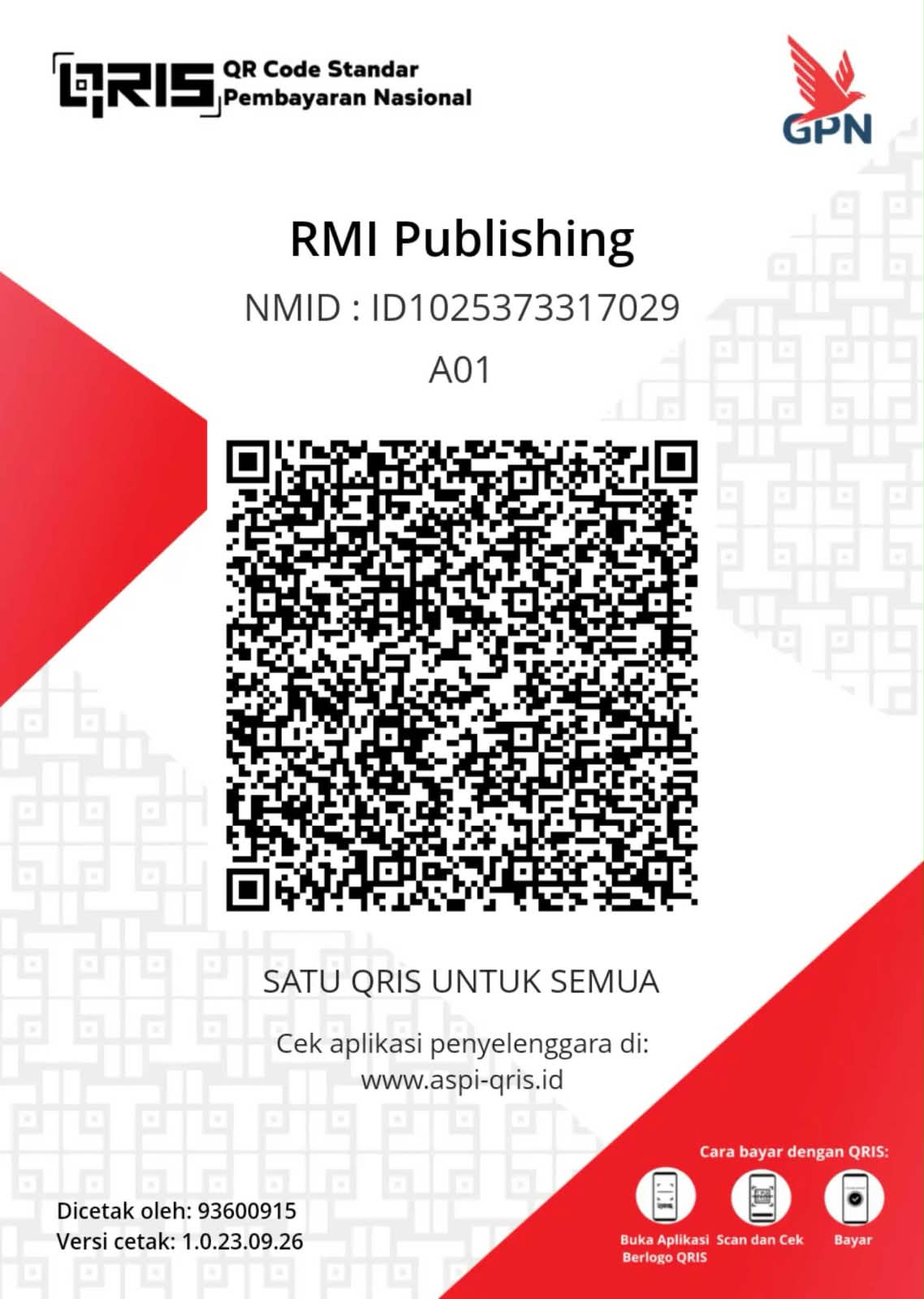 Pembayaran QRIS DIGISTEM